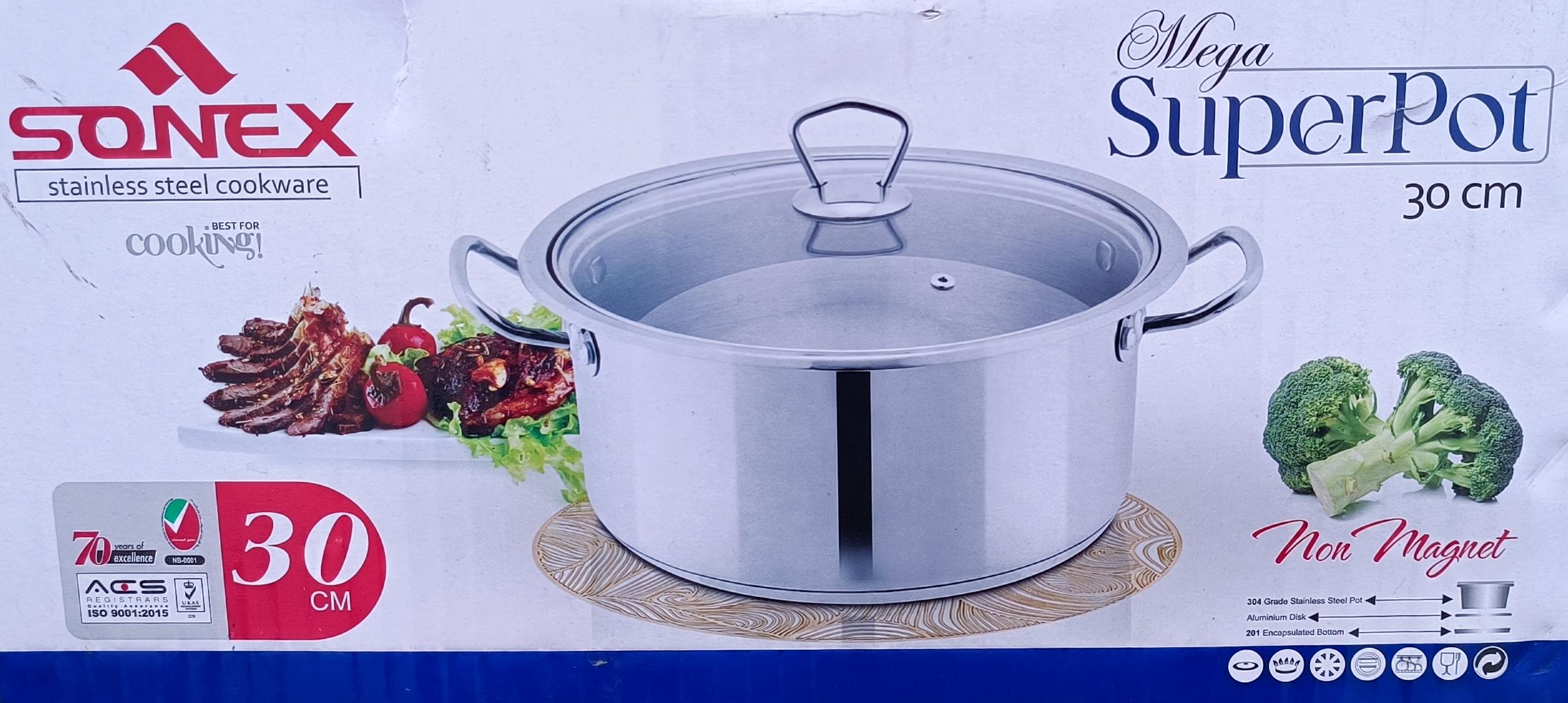 Mega SuperPot / 10.5L Stainless Steel Cooking Pot - Sonex