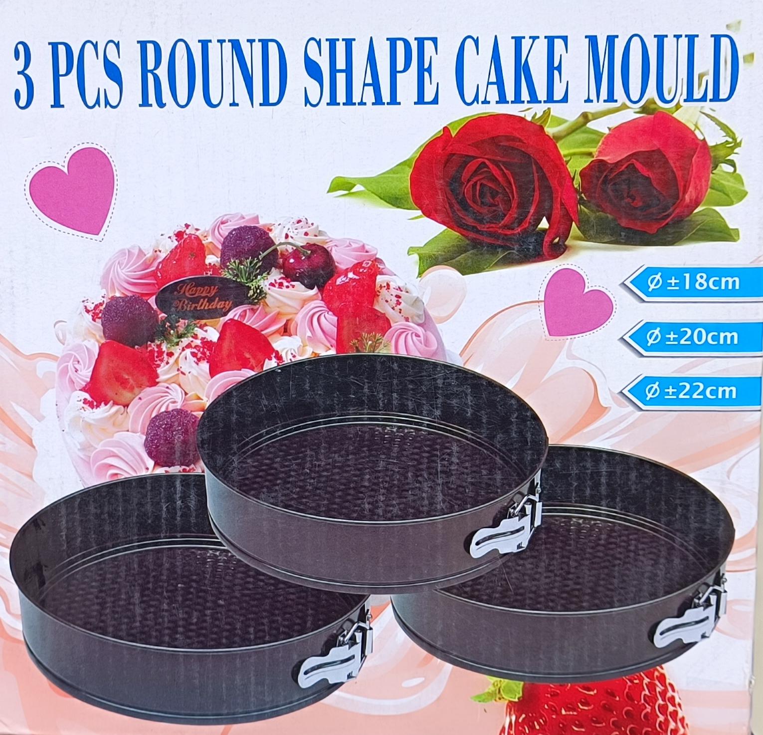 Non-Stick Round Springform Cake Mould Set