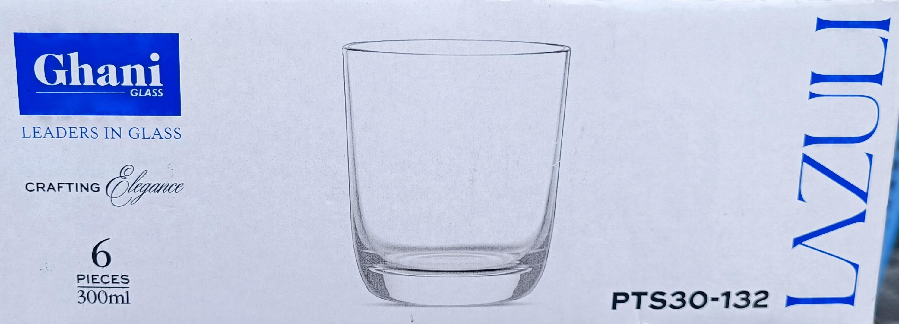 Ghani Lazuli Glass Tumbler Set (PTS30-132) - Ghani Glass