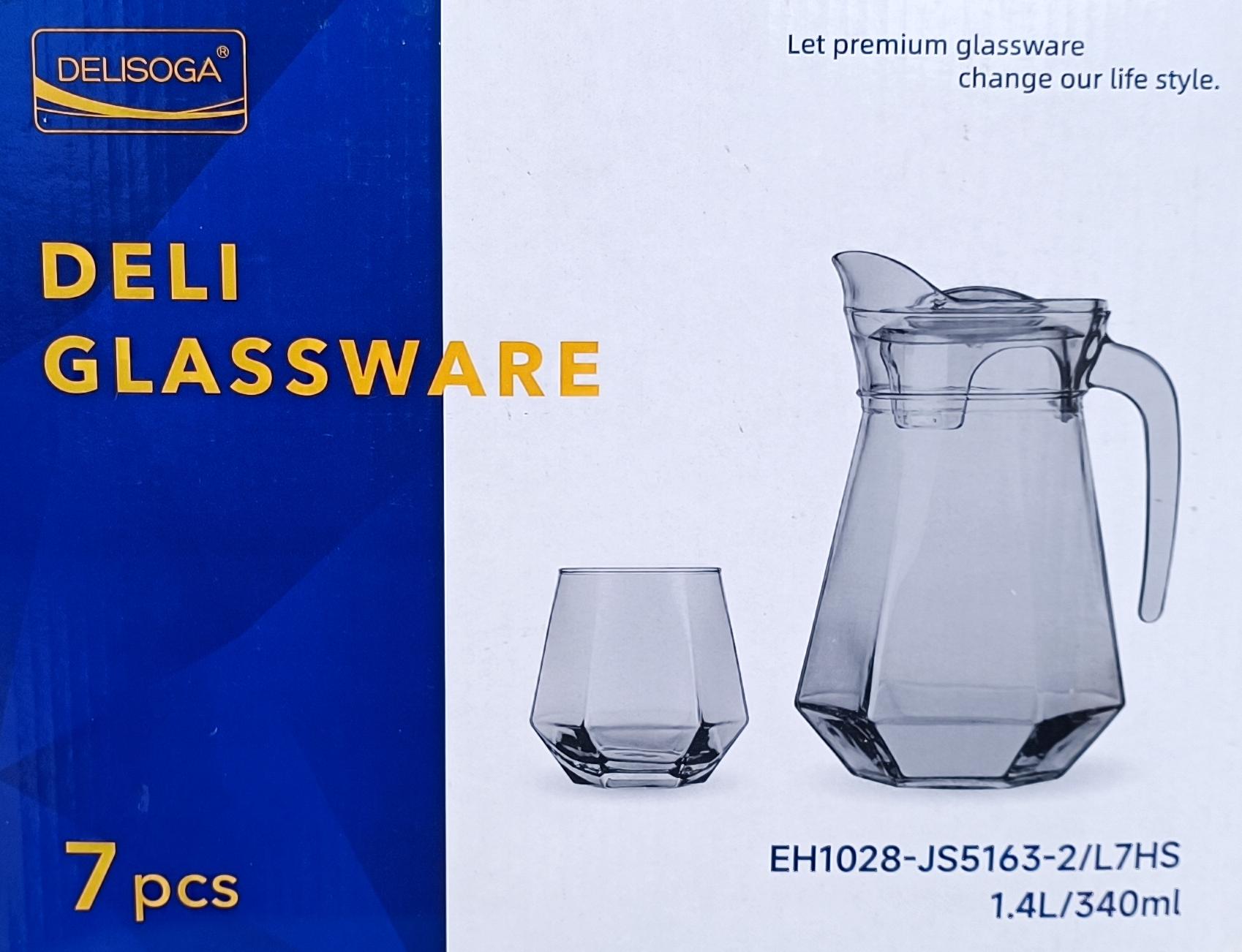 Delisoga Cut Glass Water Set - Diamond