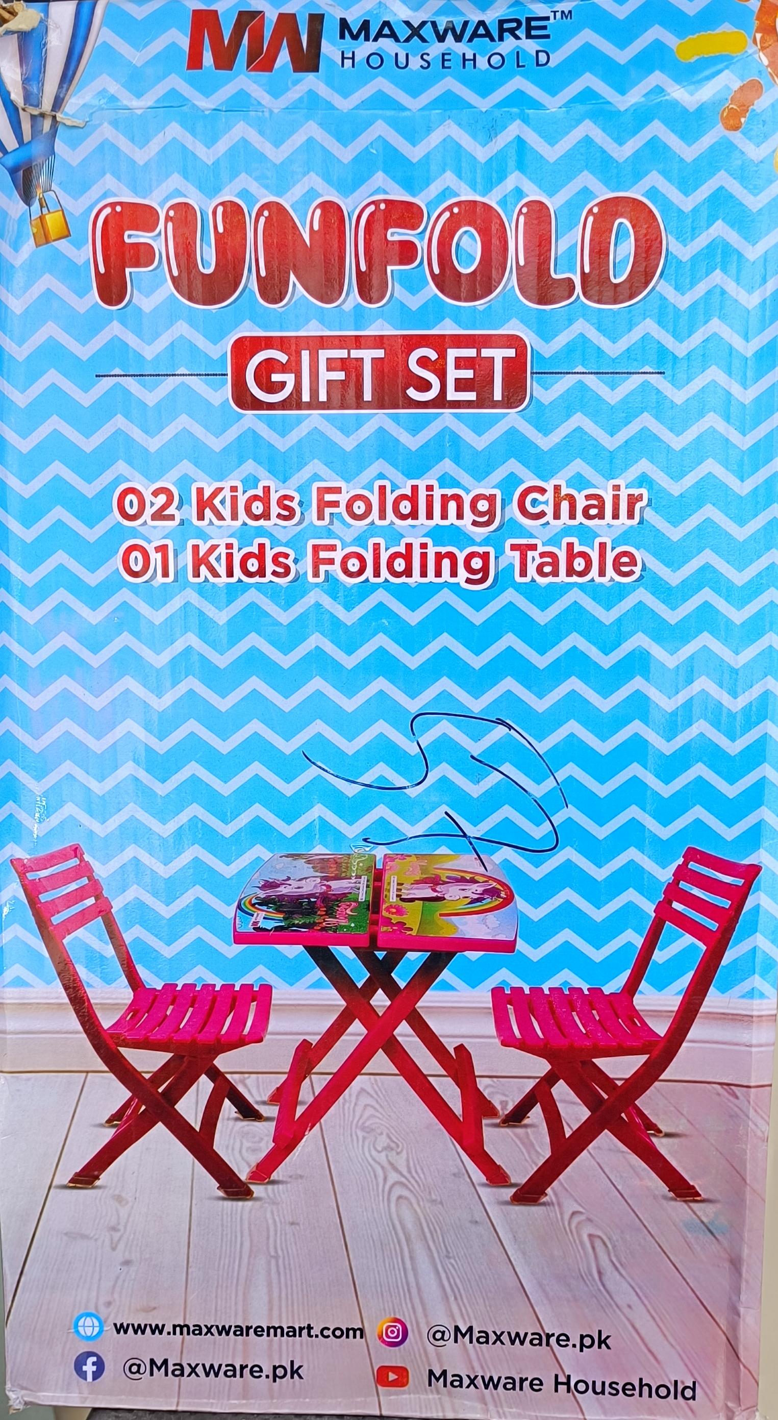 Funfold Kids Folding Furniture Set - Maxware