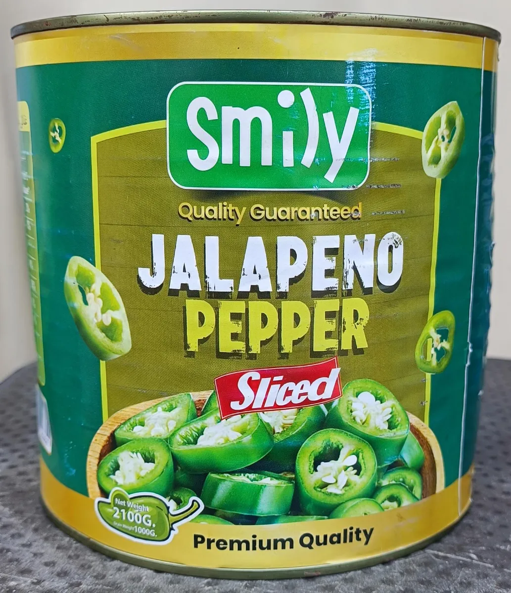 Sliced Jalapeno Pepper Can 2100g - Smily