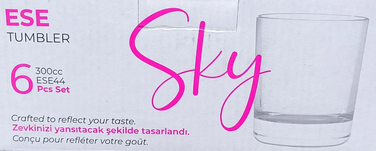 Sky Ese Tumbler Glass Set