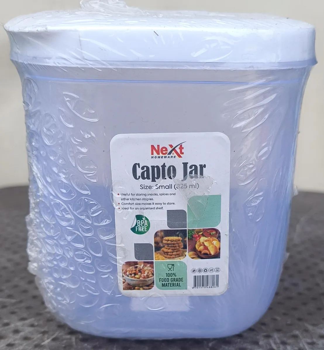 Capto Jar Airtight Food Storage Container (Small, 325ml) - Next Homeware